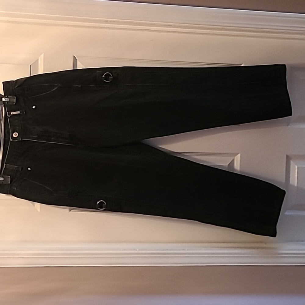 ROCKIES BLACK JEANS, SIZE 32/13, 36" INSEAM
